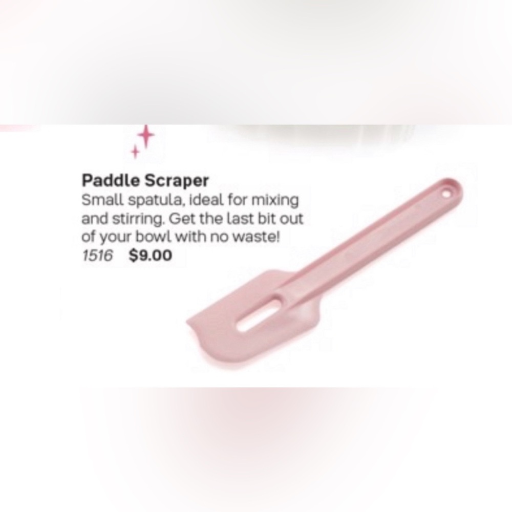 $5 PWP Tupperware Paddle Scraper in Surprise Colour